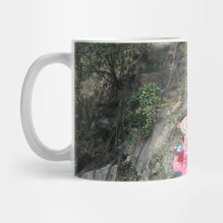 Colorful Hindu statue and carriage Mug